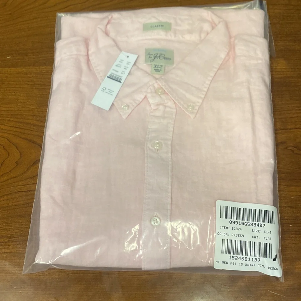 J Crew Baird McNutt garment-dyed Irish linen shirt Item BG374